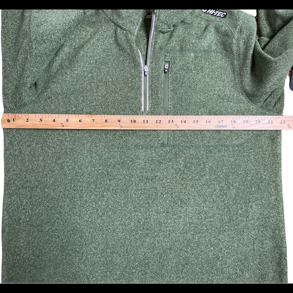 Hi-Tec Rogers Stripe Thermo-Fleece Quarter Zip Pullover - Picture 7 of 7